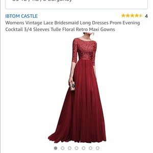 Never worn brides maid or formal long dress.